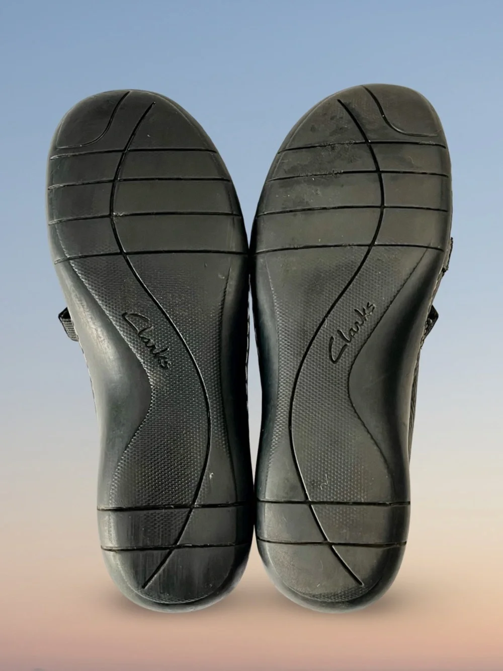 Clarks Bendables Black Leather Mary Jane Comfort Shoes Womens 8 - Picture 7 of 9